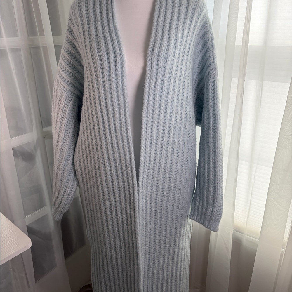 Urban Outfitters Light Blue Knit Cardigan